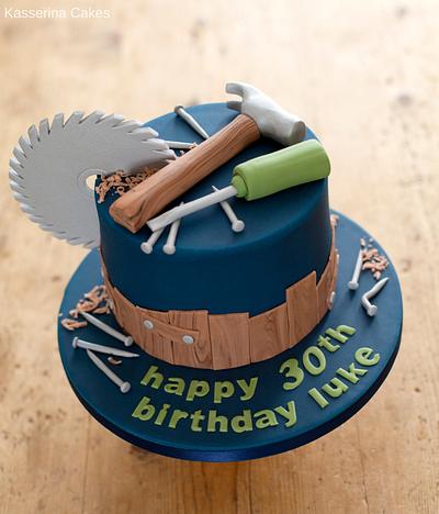 DIY birthday cake - Cake by Kasserina Cakes