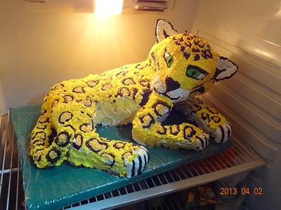 3d tiger cake - Cake by scarlet