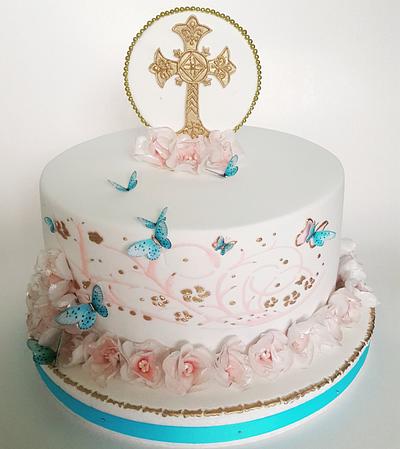 Cake comunion - Cake by Nurisscupcakes