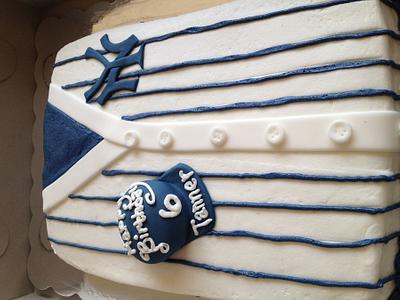 NY Yankees Cake - Cake by Amy