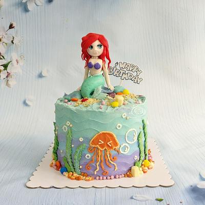 Mermaid - Cake by Sugar Snake Cake