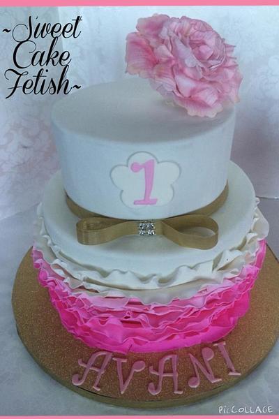 Pink & Gold  - Cake by Heidi