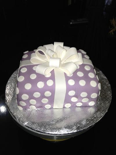 gift box cake - Cake by Baking Passion