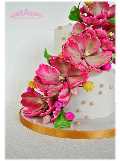 The Pink Damsel - Cake by Sumaiya Omar - The Cake Duchess 