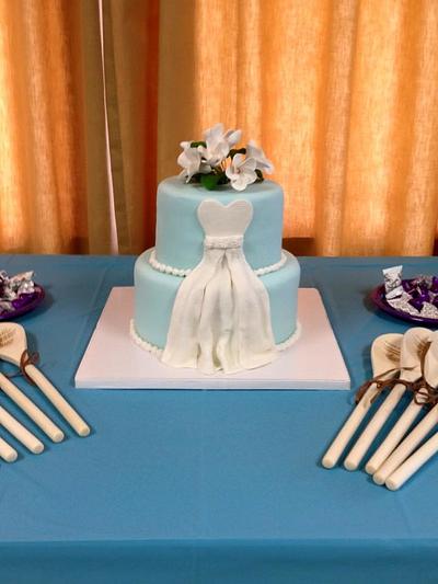 Sara's Bridal shower cake - Cake by Jazz