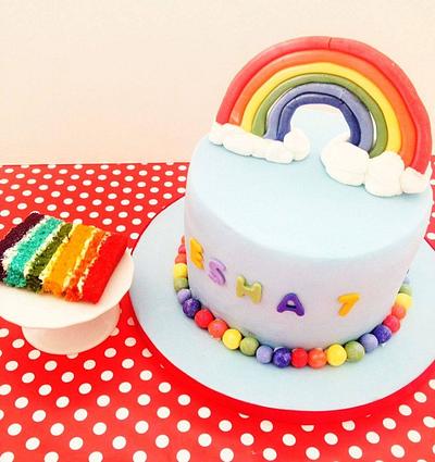 Rainbow Cake - Cake by prettypetal