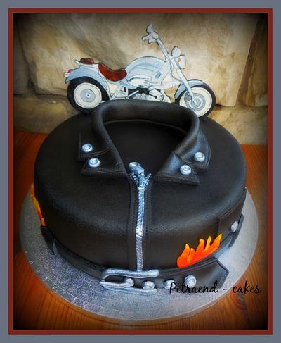 Biker cake - BMW 1200 C - Cake by Petraend