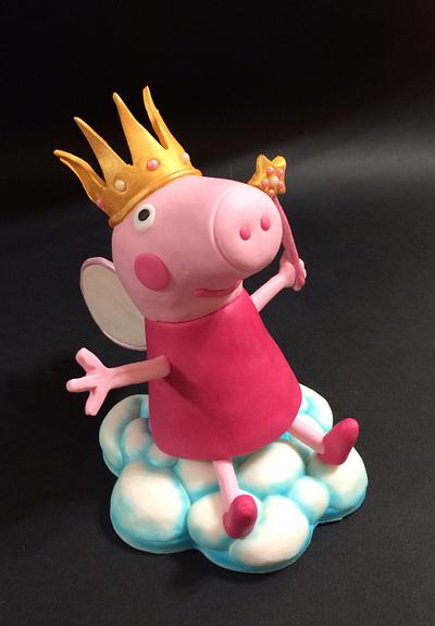 Fairy Peppa Pig Cake topper - Cake by Davide Minetti