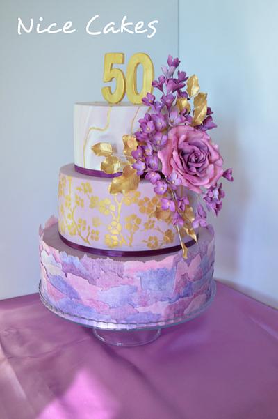 Lilac cake - Cake by Paula Rebelo