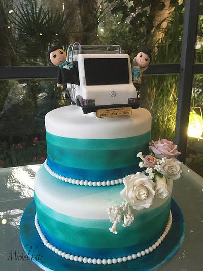 wedding cake - Cake by michal katz
