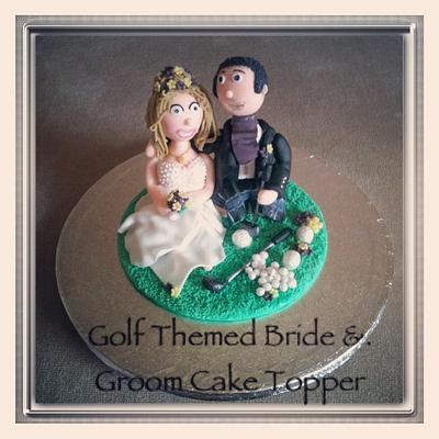 golf themed wedding cake - Cake by Mandy