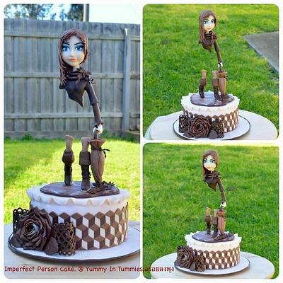 Imperfect Person Cake.  - Cake by Yummy In Tummies. 