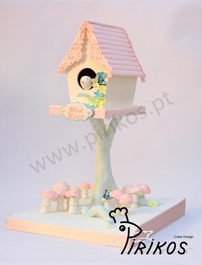 Bird's house on a tree - Cake by Pirikos, Cake Design