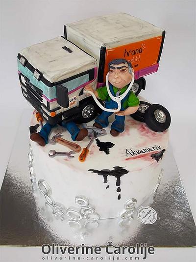 Truck Cake-automechanic - Cake by Oliverine Čarolije 