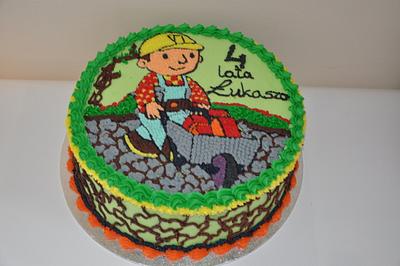Buttercream, Bob The Builder Cake - Cake by Agnieszka