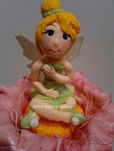 Tinkerbell topper - Cake by AWG Hobby Cakes