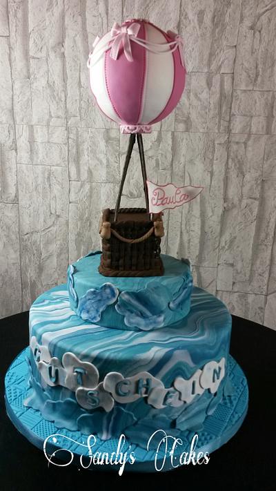 Hot Air Balloon Cake  - Cake by Sandy's Cakes - Torten mit Flair