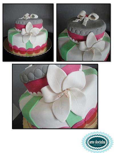 Bolo primaveril.  - Cake by Arte docinha - cake design 