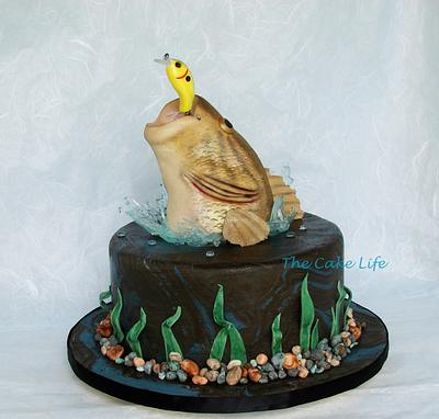 Fish grooms cake - Cake by The Cake Life