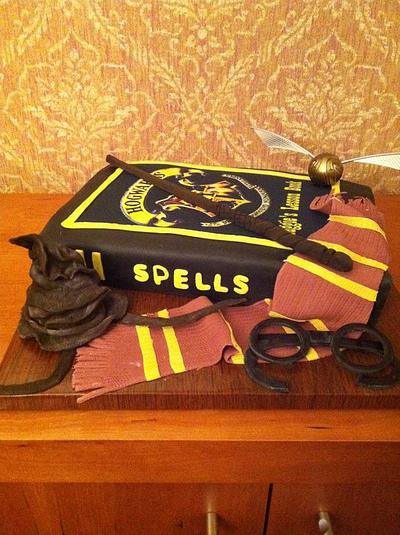 Harry Potter book birthday cake - Cake by Sweet Scene Cakes
