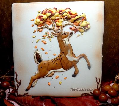 Jumping Autumn - Cake by The Cookie Lab  by Marta Torres