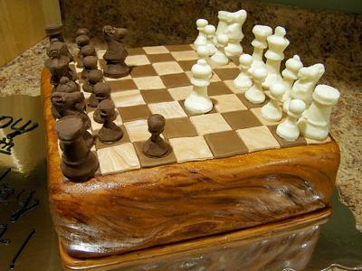 Chess Anyone? - Cake by Kristi