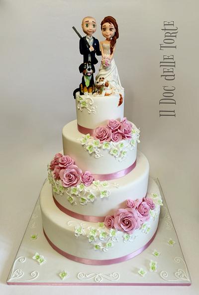 Roses Wedding Cake - Cake by Davide Minetti