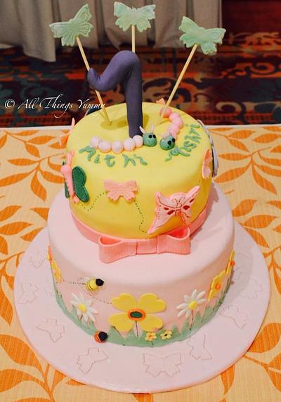 Garden theme cake - Cake by All Things Yummy