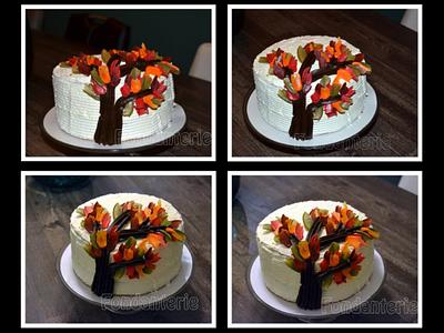 Fall cake - Cake by Fondanterie