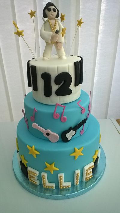 Elvis Birthday Cake - Cake by Combe Cakes