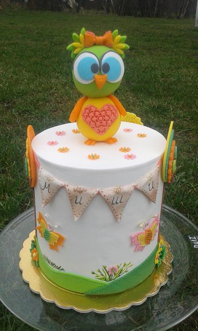 Owl cake - Cake by Delyana