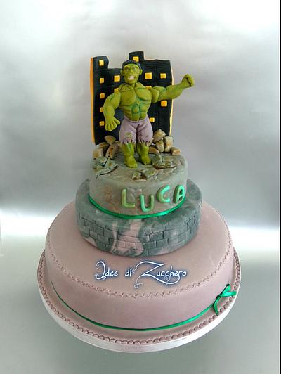 The incredible Hulk Cake - Cake by Olma Iacono