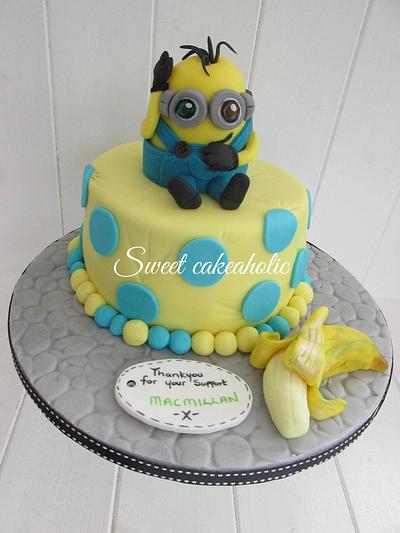 Macmillan Minion - Cake by SweetCakeaholic1
