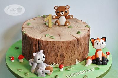 Woodland Tree Stump Cake! - Cake by Leila Shook - Shook Up Cakes