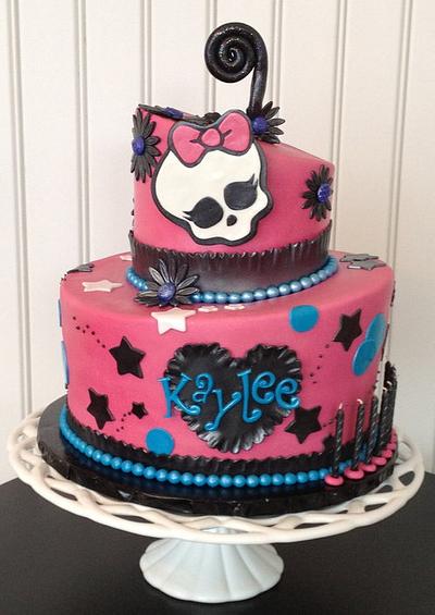 Monster High Topsy Turvy Cake - Cake by Bianca