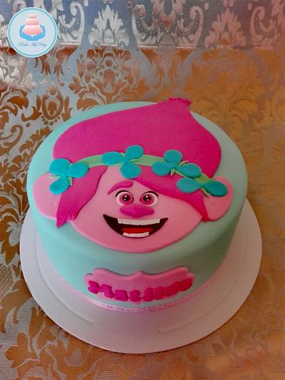Poppy / Trolls Cake - Cake by Bake My Day