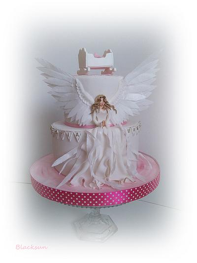 Christening angel - Cake by Zuzana Kmecova
