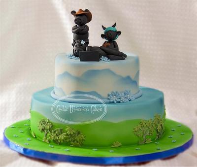 Angus cattle cake - Cake by ozgirl39