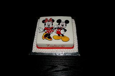 Minnie and Mickey mouse  - Cake by Rozy