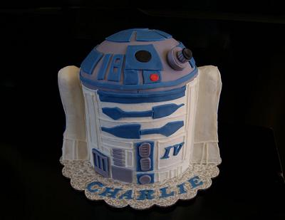 R2D2 3D cake - Cake by littlejo