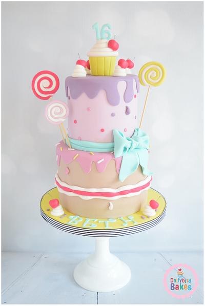 Sweet 16 - Cake by Dollybird Bakes