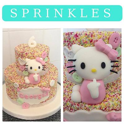 Kitty and the Sprinkles - Cake by Juliet