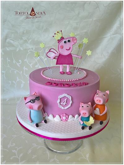 Princess Peppa pig - Cake by Tortolandia