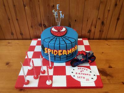 Spiderman Cake - Cake by Rebecca's Tastebuds