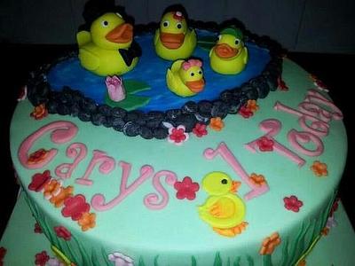 Ducks - Cake by Christie Storey 