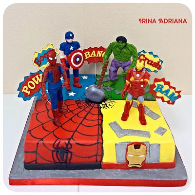 Avengers Cake  - Cake by Irina-Adriana