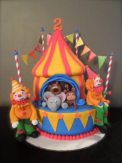 circus cake - Cake by joy cupcakes NY
