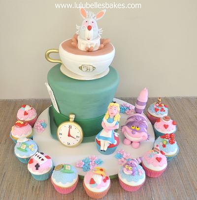 Alice and the Mad Hatter - Cake by Lulubelle's Bakes