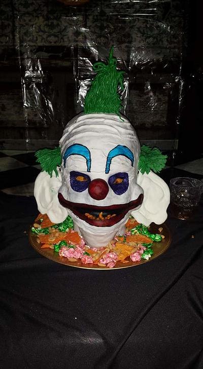 Killer Clown - Cake by Caking Around Bake Shop
