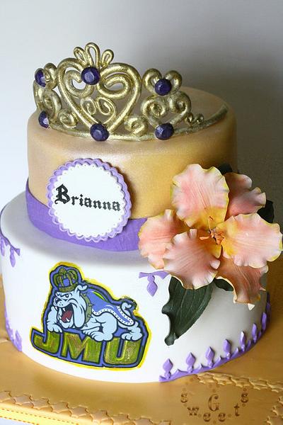 Princess Goes off to College - Cake by G Sweets